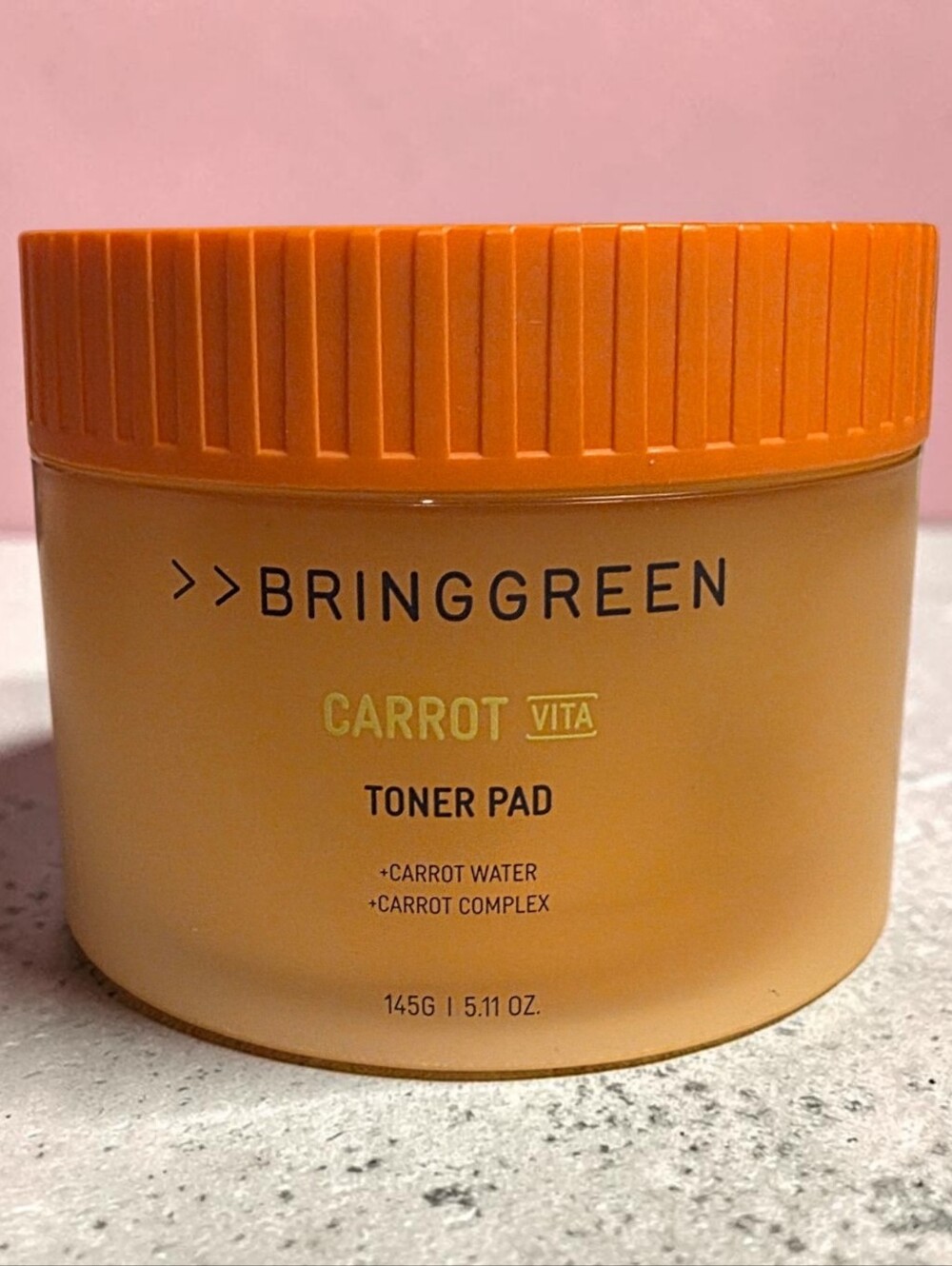 BringGreen Carrot Vita Toner Pads – Orange